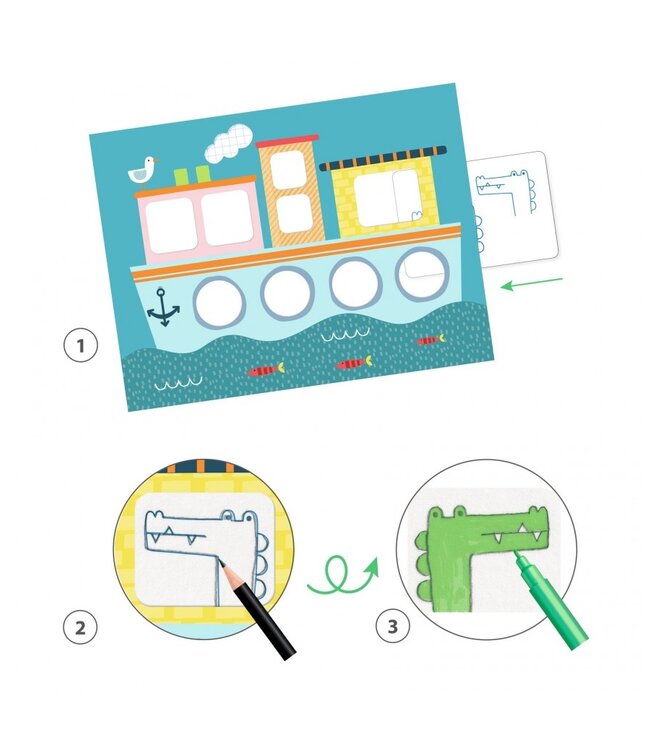 Djeco Tekening Overtrekken