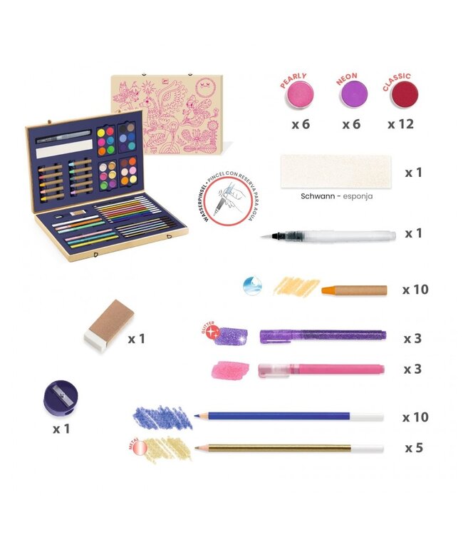 Djeco Sparkling Kleurdoos