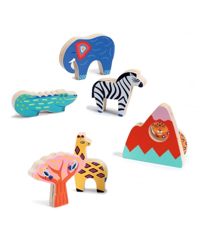 Djeco Puzzel Savana Story-7