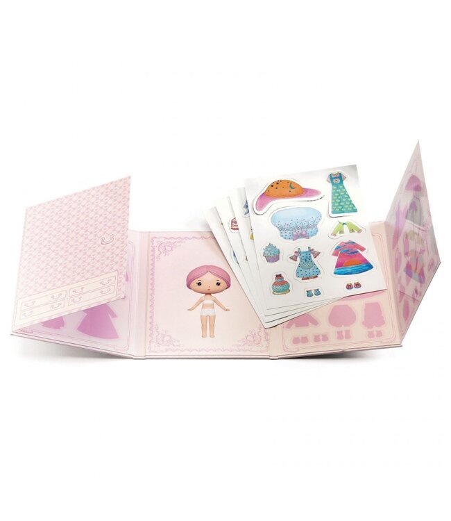 Djeco Tinyly Lilypink Dress-up Stickers