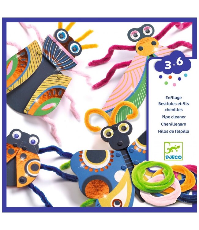 Djeco DIY Pijperager Insecten