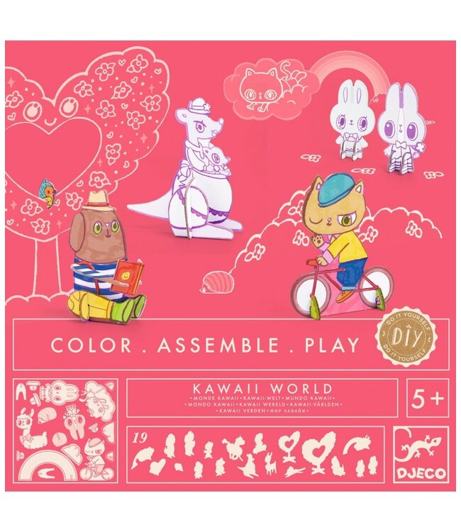 Djeco 3D Color Kawaii