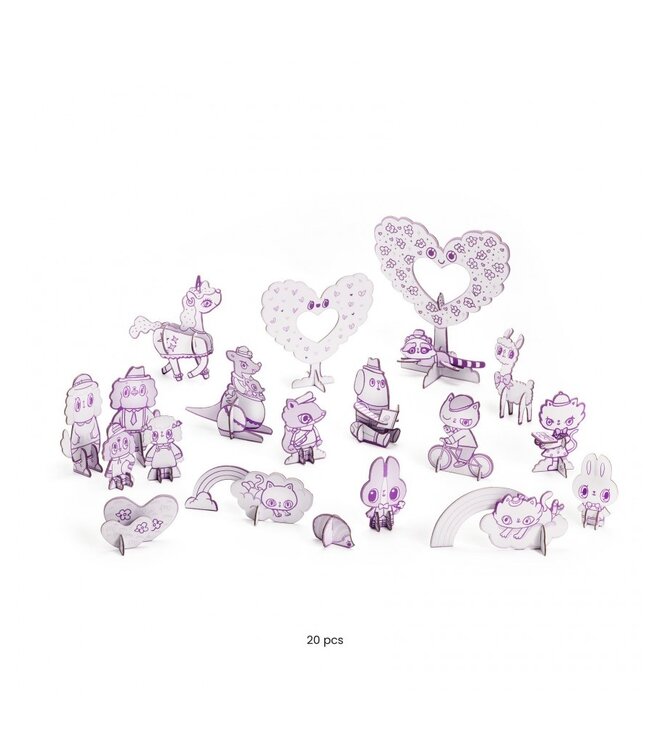 Djeco 3D Color Kawaii