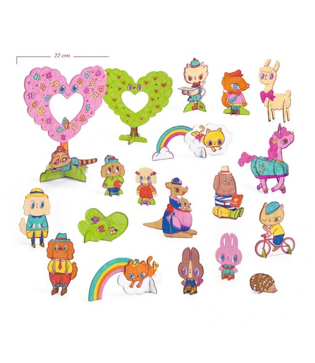 Djeco 3D Color Kawaii