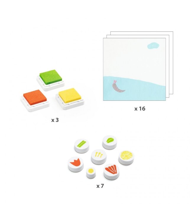 Djeco Stempels Bloemen