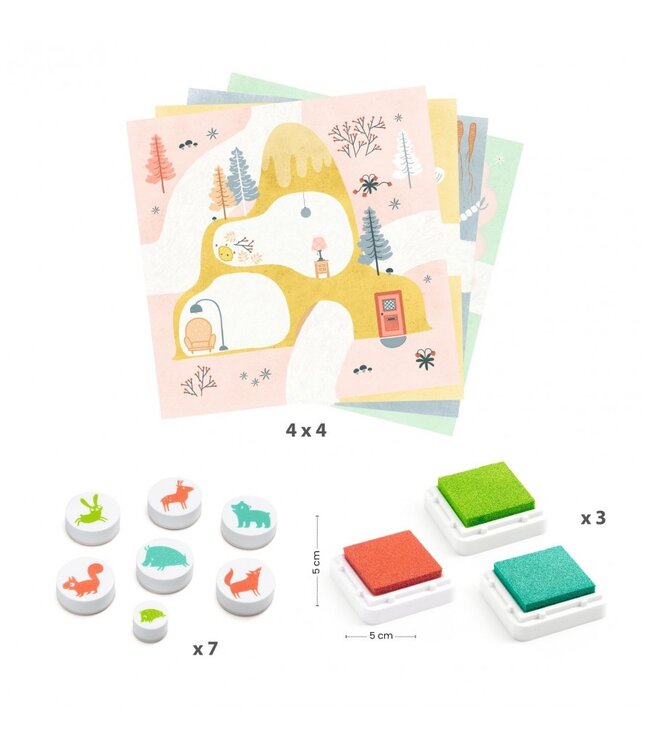 Djeco Stempelset Bezoek