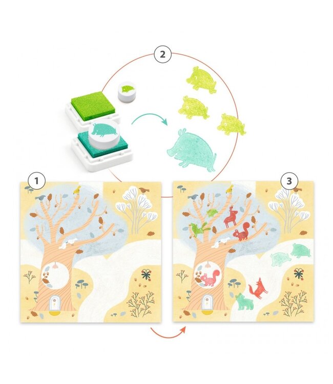 Djeco Stempelset Bezoek