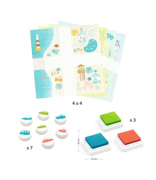 Djeco Stempelset Verkeer