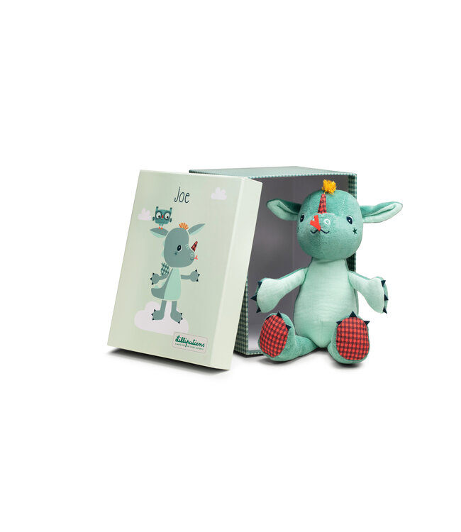 Lilliputiens Knuffel Joe Neushoorn