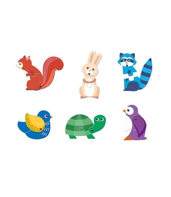 Djeco Puzzel Duo Animals