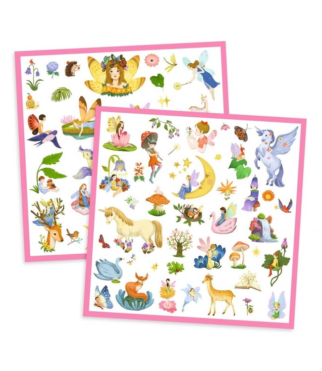 Djeco Stickers Metallic Fantasy