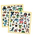 Djeco Stickers Metallic Robots