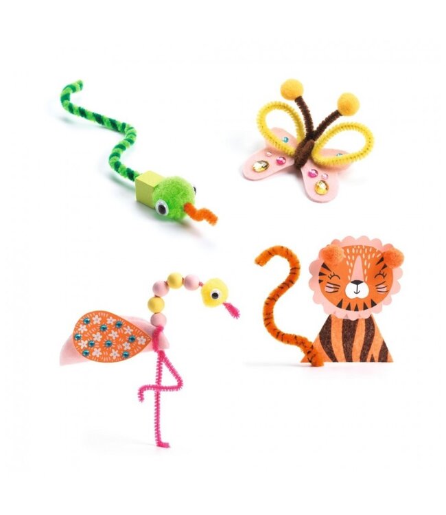 Djeco Knutselset Pijperager Jungle