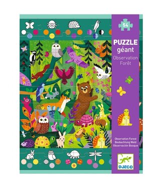 Djeco Puzzel Geant Observatie Bos-54