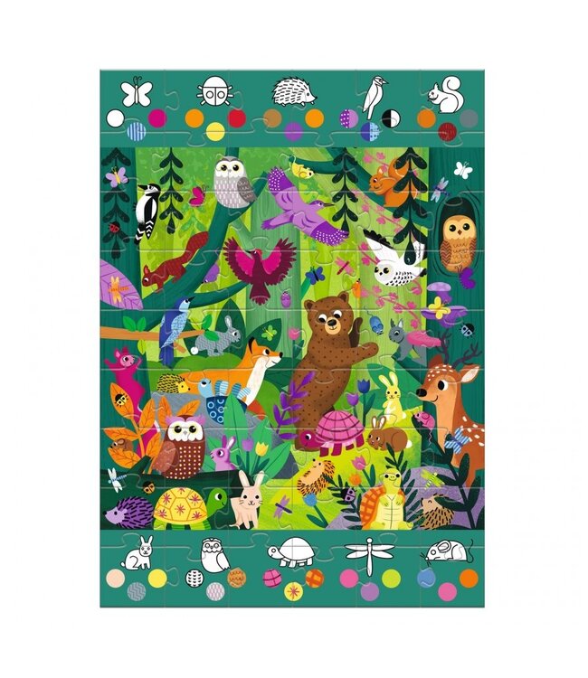 Djeco Puzzel Geant Observatie Bos-54