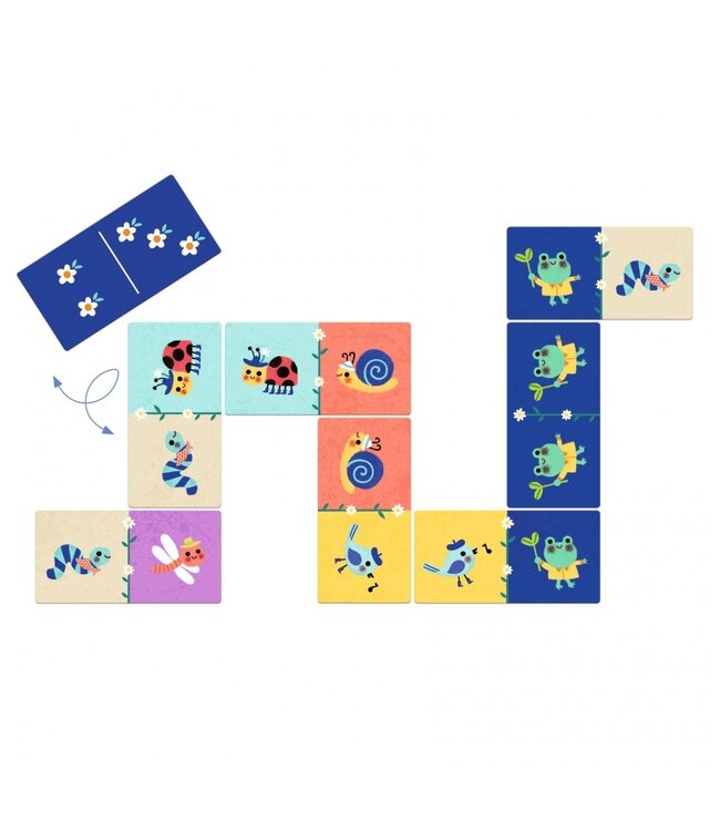 Djeco Spel Domino Small Animals