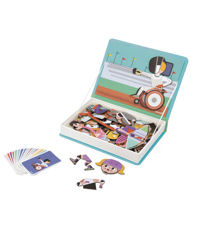 Janod Magneetboek Sporten