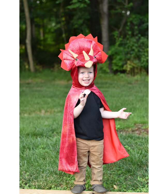 Great Pretenders Cape Triceratop Rood