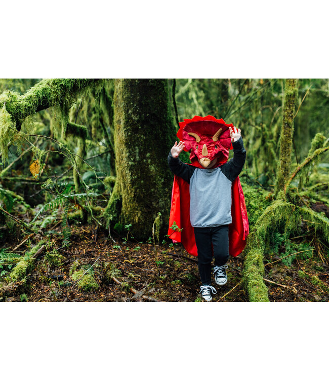 Great Pretenders Cape Triceratop Rood
