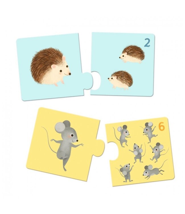 Djeco Puzzel Duo Baby Dier-12