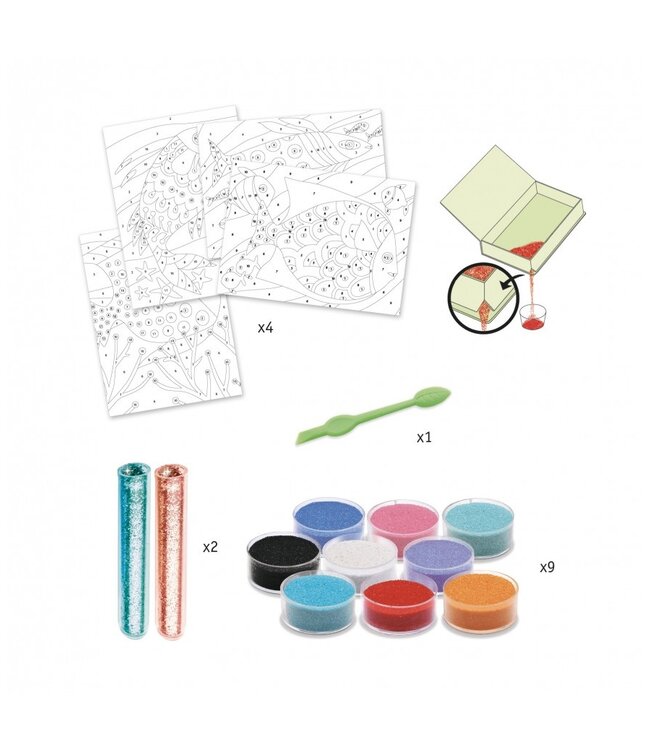 Djeco Zandschilderij Vissen