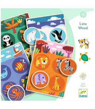 Djeco Spel Loto Wood