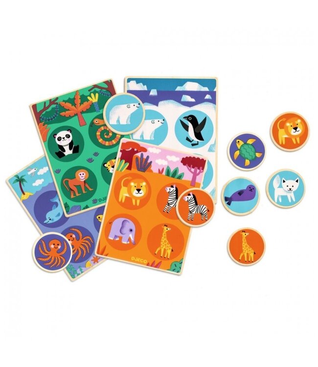 Djeco Spel Loto Wood