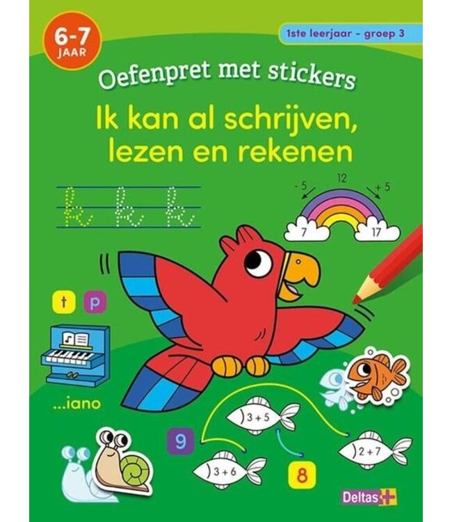 Deltas Oefenpret Sticker 6-7 Jaar