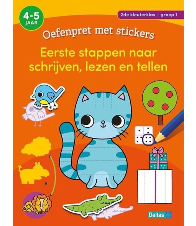 Deltas Oefenpret Sticker 4-5 Jaar