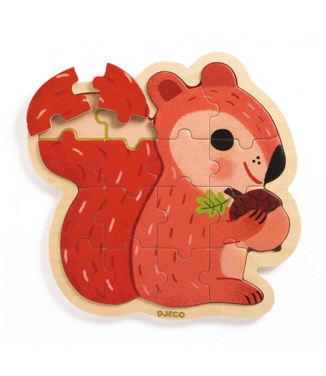 Djeco Puzzel Eekhoorn-16