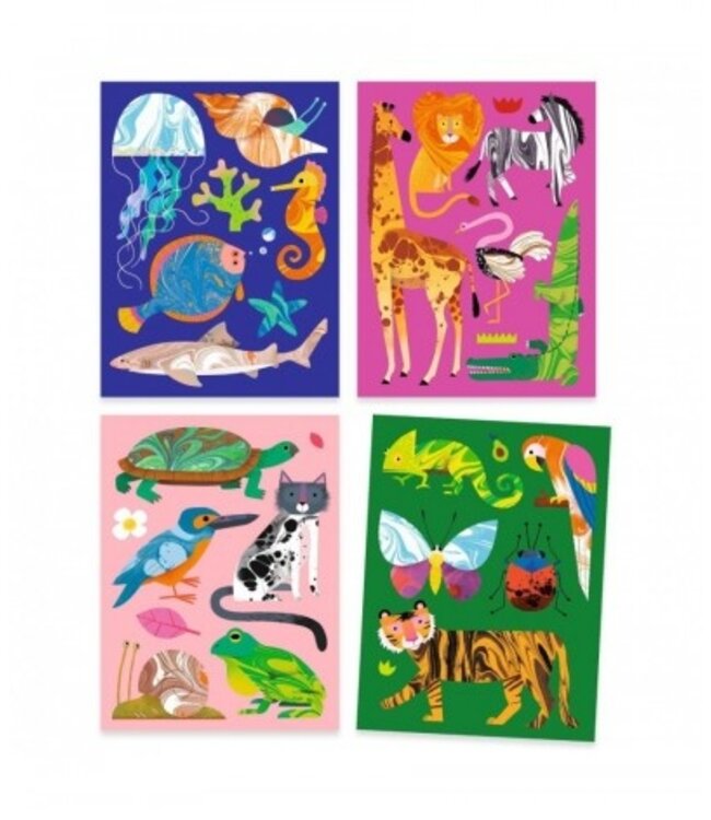 Djeco Knutselset Papier Marbre