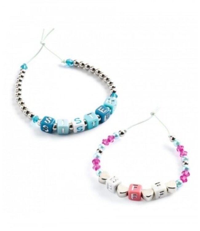 Djeco Alfabet Kralen Groen