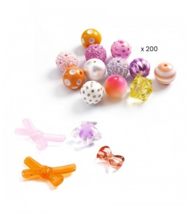 Djeco Parel Kralen Geel