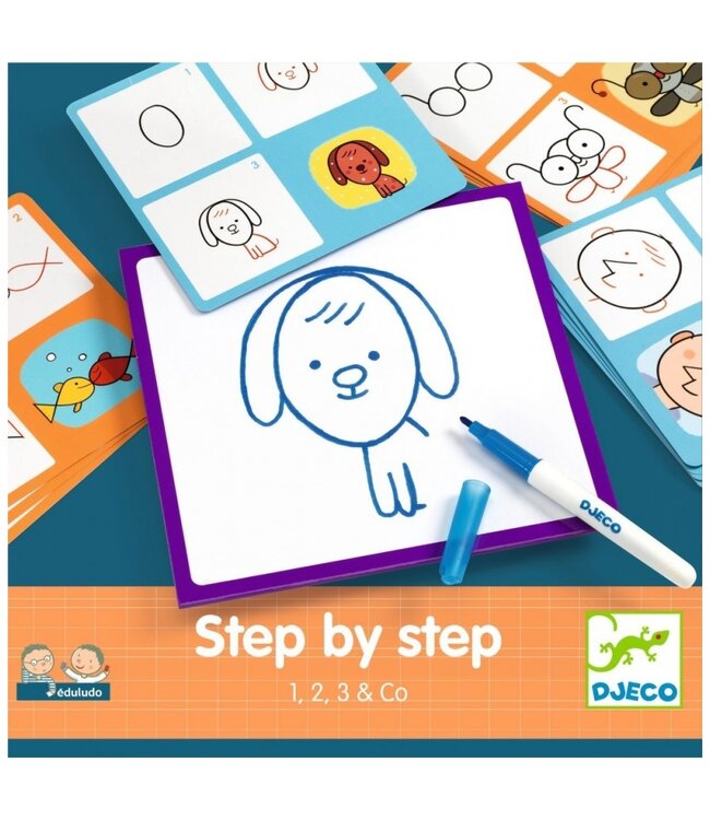 Djeco Spel Step By Step 123