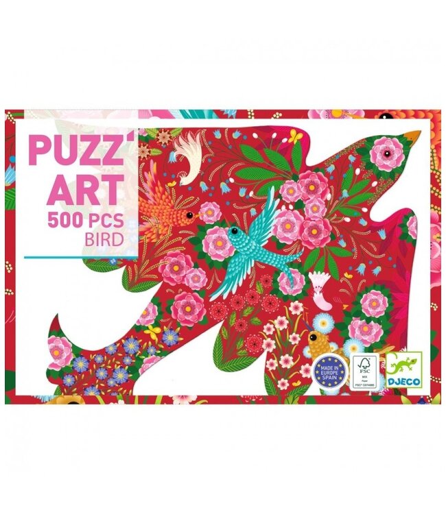 Djeco Puzzel Art Bird 500