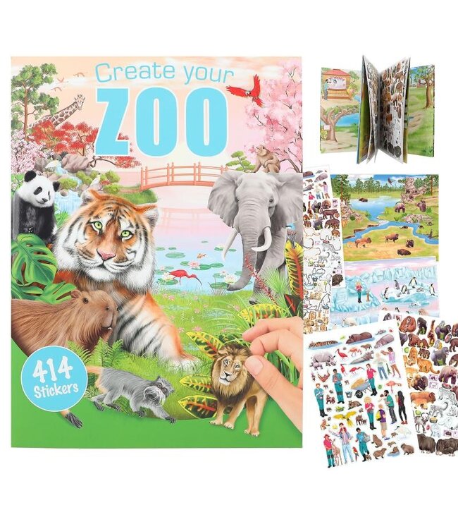 Depesche Stickerboek Zoo