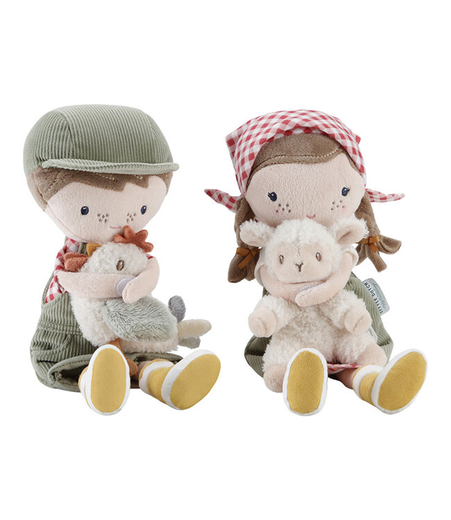 Little Dutch Knuffel Pop Boerin Rosa