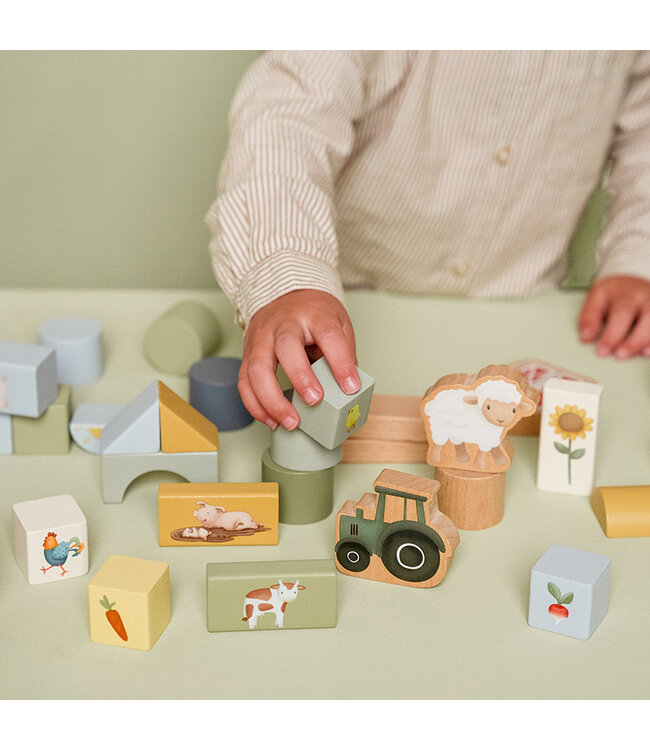 Little Dutch Bouwblokken Farm