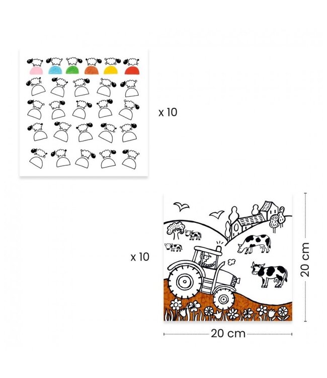 Djeco Color Dis Boerderij