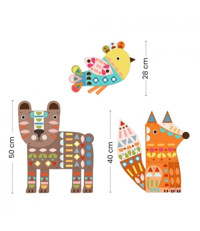 Djeco Knutselset Papieren Dieren