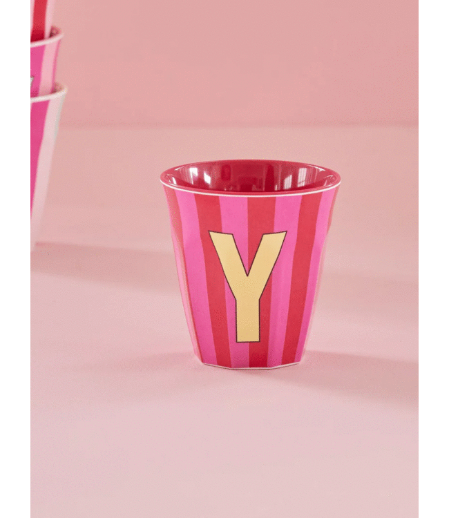 Rice Letter Beker Streep Y