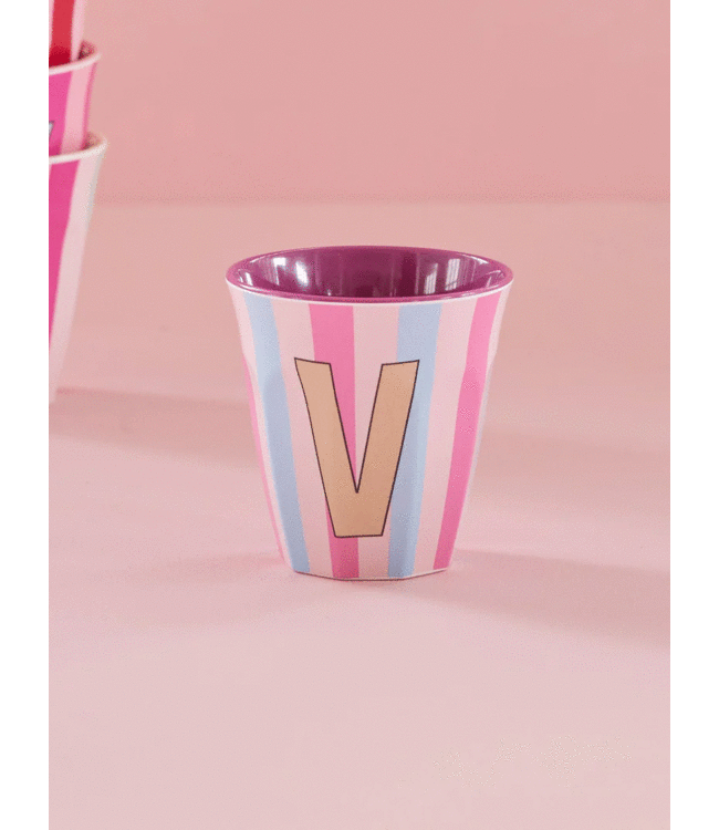 Rice Letter Beker Streep V