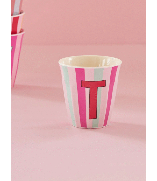 Rice Letter Beker Streep T