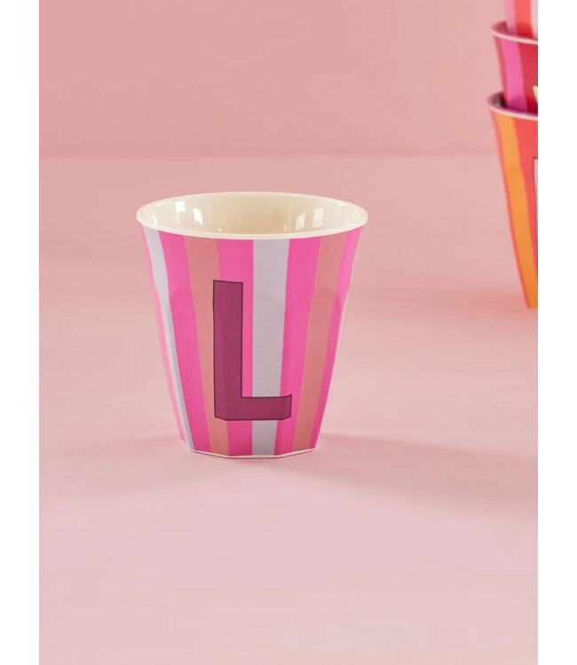 Rice Letter Beker Streep L