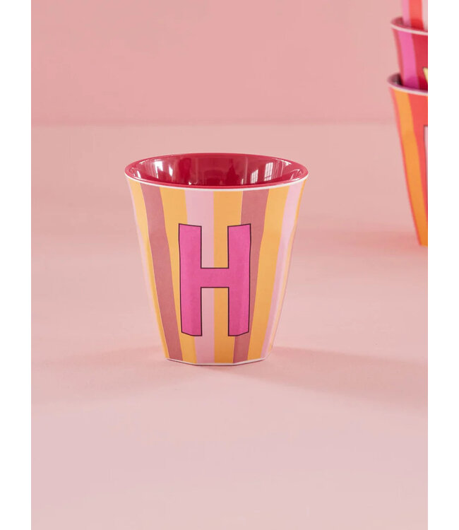 Rice Letter Beker Streep H