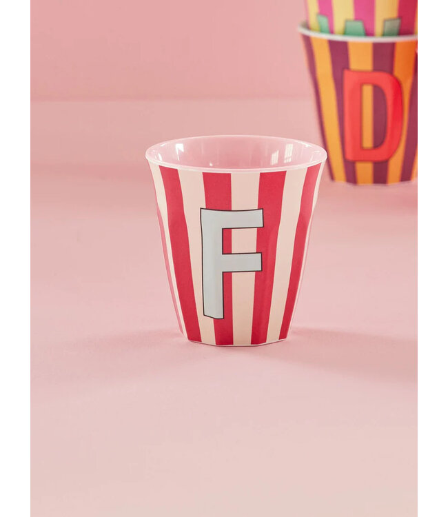 Rice Letter Beker Streep F