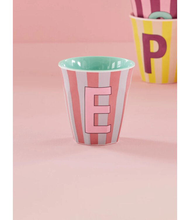 Rice Letter Beker Streep E