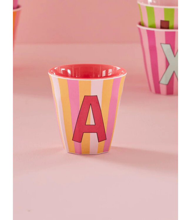 Rice Letter Beker Streep A