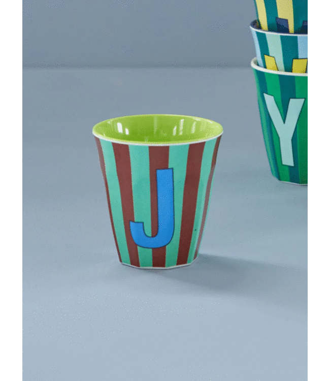 Rice Letter Beker Streep J