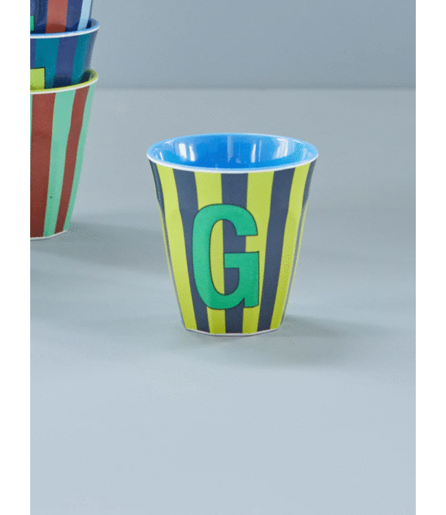 Rice Letter Beker Streep G